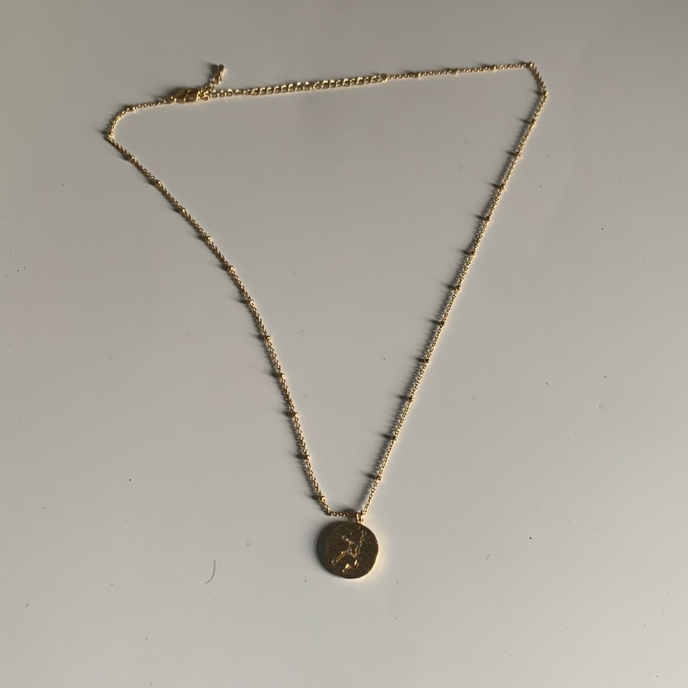 Virgo Medallion Gold necklace